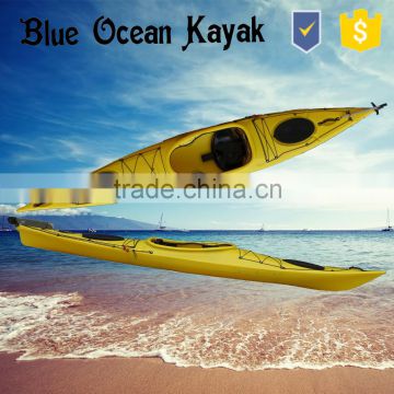 Blue Ocean summer style plastic sea kayak/cheap plastic sea kayak/firm plastic sea kayak