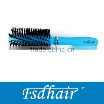 Plastic helix bristles hair brush