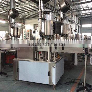 glass bottle crown cap beer capping machine