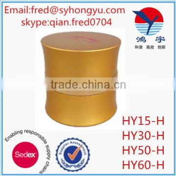 [Manufacturer]2015 Gold Special Shape Aluminium Jar Cosmetic