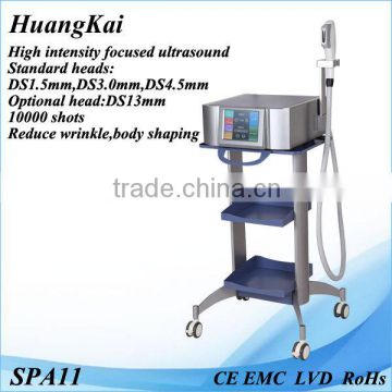 CE Newest High intensity focused ultrasound best wrinkle removal skin tighten salon equipment