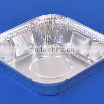 square aluminium foil food container