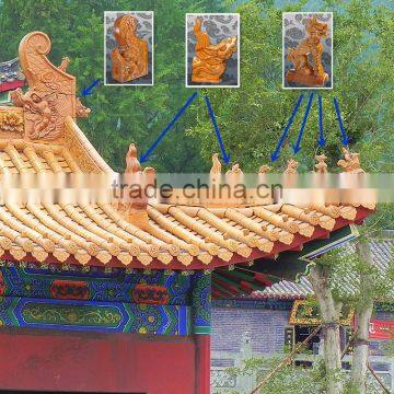 Chinese Handmade Roof Figures For Chinese Roof Decoration