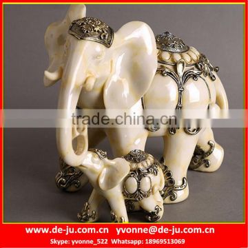 Imitation Jade Thailand Elephant Statue