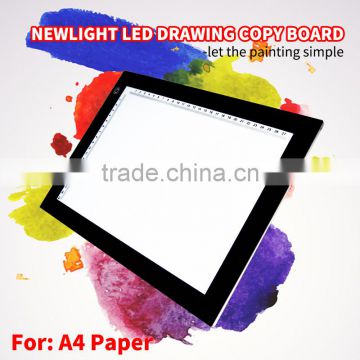 High quality Portable LED neon electronic marker drawing copy board for students/ kids/ artist
