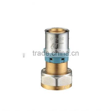 STAINLESS SLEEVE BRASS MOVABLE CASING FEMALE ADAPTOR