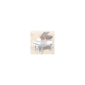 170cm 88 Key White Polished Acoustic Grand Piano 182x55x172cm AG-GP170W