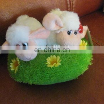 Q1 2015 Popular In-stock Plush Sheep Toys with Cushion
