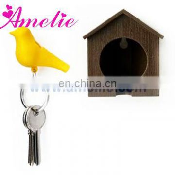 A0976 Wholesale Whistle in DIY Bird's Playhouse Sparrow Keyring Wedding Favor And Gifts