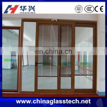 laminated glass European type villa entrance iron door
