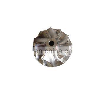 TB25 431350-0001e 39.80/51.37mm 6+6blades turbo milling/aluminum 2618/billet compressor wheel for 709390-0001 BME ALPINA B10