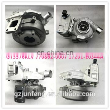 original Turbo charger GT3576KLV 770862-0004 17201-E0344A turbocharger For Hino truck, Rainbow city bus with J07E engine