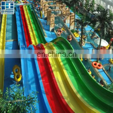 Attractive Indoor Water Slide Game Fiberglass Long Water Slide