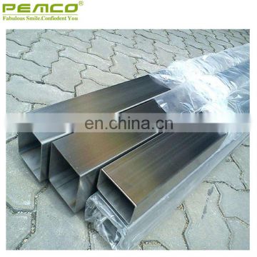 Building Material Top Grade ERW decorative 304 316 201 stainless steel square tube
