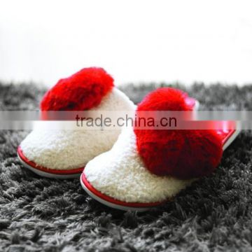 Wholesale custom made new models heart slippers for valentine's day