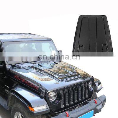 Hood Trim for Jeep Wrangler JL  Engine Cover decorative plate   Car Bonnet Parts
