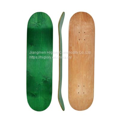 Custom Athletic Pro 7 Ply 100% Northeast Maple Veneer Blank Skateboard Deck