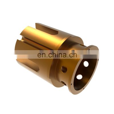 Metal Cnc Turned Machining Parts High Precision Brass Customized Micro Machining OEM