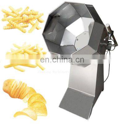 New Type Continuous Seasoning For Potato Chips Snack Seasoning Machine Octagonal Flavoring Machine