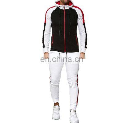 Fleece Custom Track Suit 100% polyester tracksuit for men slim fit wholesale sweatsuit In cheap Price