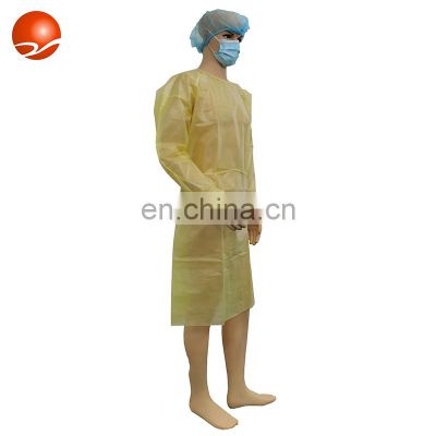 Waterproof En13795 Medical Supply Hospital Nursing Patient Isolation Gown