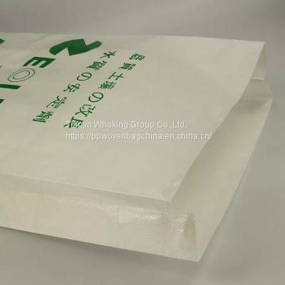Waterproof Recycled Woven Polyethylene Bags , Fertilizer Packaging Bags 25KG / 50KG