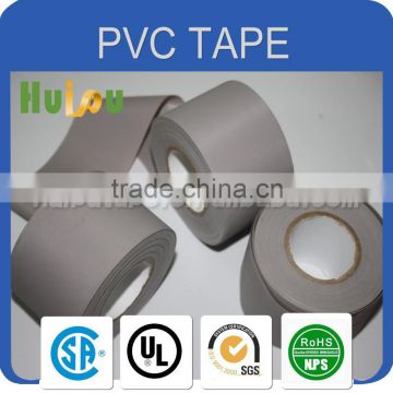 Manufacturer grey durable pvc wrapping tape no glue