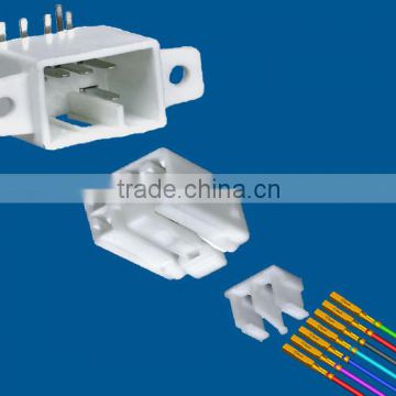 6 ways PCB male and female wire to board auto connectors solutions with vertical board connector
