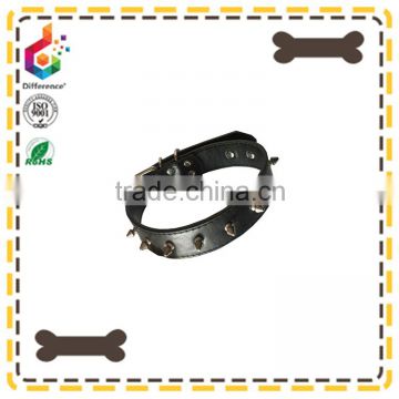 Popular first layer leather rivet dog collar