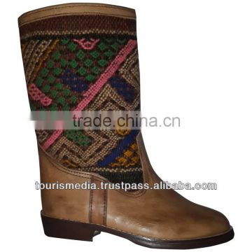 Handmade moroccan kilim boot size 38 n10 Wholesale