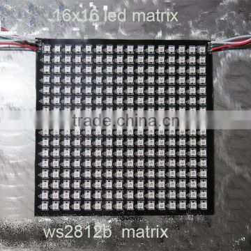 addressable 5050 rgb 16x16 led matrix curtain