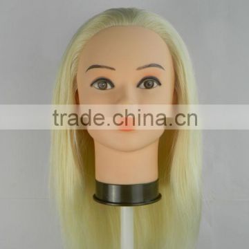 training doll head, blonde lesson wig cosmetology training head wholesale