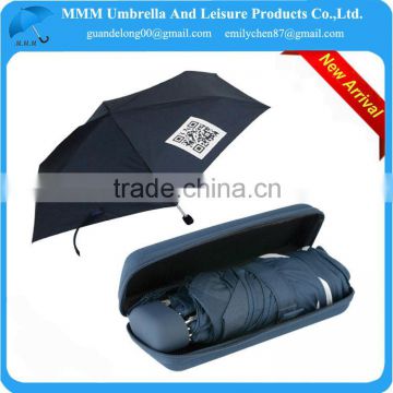 2014 New arrival 5 fold umbrella with EVA box