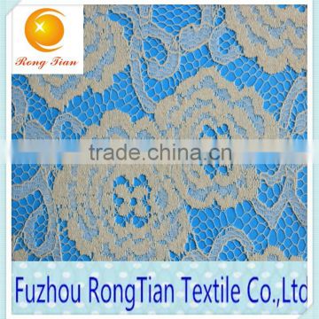 China wholesale floral embroidery french lace fabric for fashon clothing