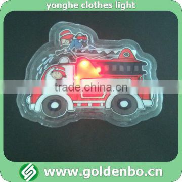 Fire engine PVC light for garment