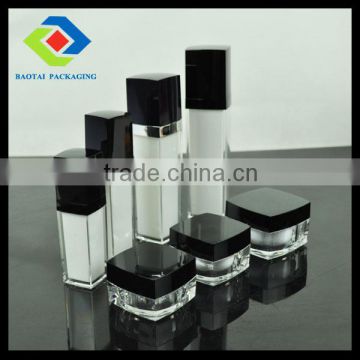 15ml-140ml acrylic cosmetic lotion bottles,square serum bottles,private lable