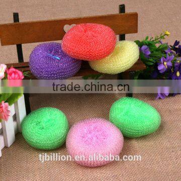 New products 2016 multicolor cleaning plastic scrubbers shipping from china