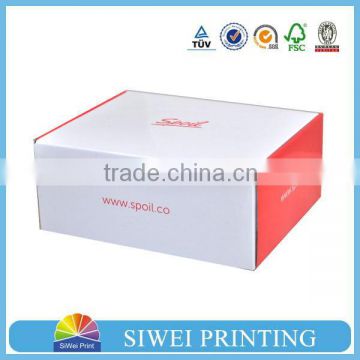 Custom design logo printed corrugated box,, corrugated paper box,