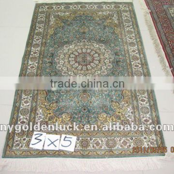 400L 3x5 double knotted persian design muslim prayer rug
