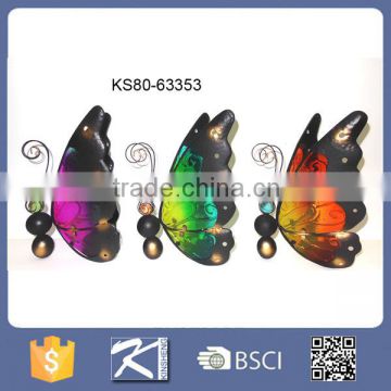 Butterfly Solar Light Decorative Garden Made Of Metal And Glass