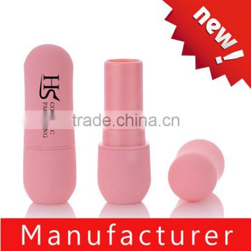 Custom pink cute lip balm container / case / tube / packaging for wholesalers