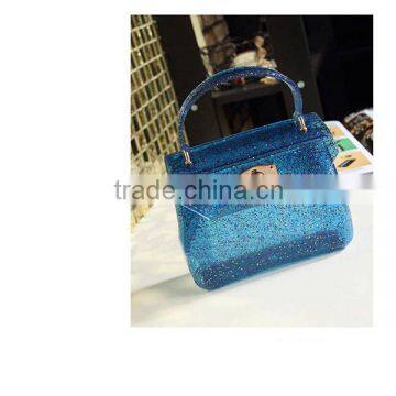 hot glitter & clear silicon bag