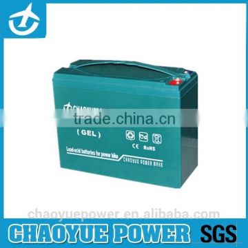 small 12volt battery, chaoyue e-bike Battery with large power supported, 12V30AH