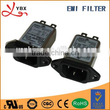IEC 320 ac socket EMI EMC filter 10A 220V