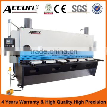 10X6000mm Hydraulic Guillotine Shearing Machine with South Korea Kacon pedal switch
