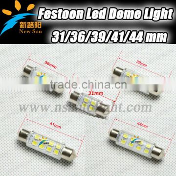 Best price12V C5W 2835SMD led festoon dome lights31mm/36mm/39mm/41mm/44mm car interior lights