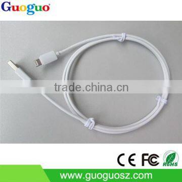 Alibaba China wholesale MFi approved 1M/2M/3M round 8pin usb2.0 data cable for phone 6 charger cable