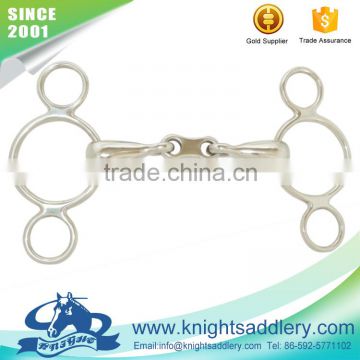 Wholesale SS Gag Bit with Double Broken Mouth
