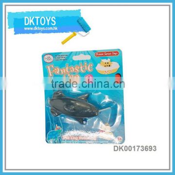 Pull Line Water Swimming Shark Pull String Plastic Toy