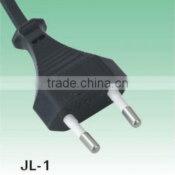 VDE standard euro 2.5A 250V 2pin plug